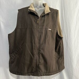 Wolverine Men’s XXL Sherpa-Lined Canvas Work Vest